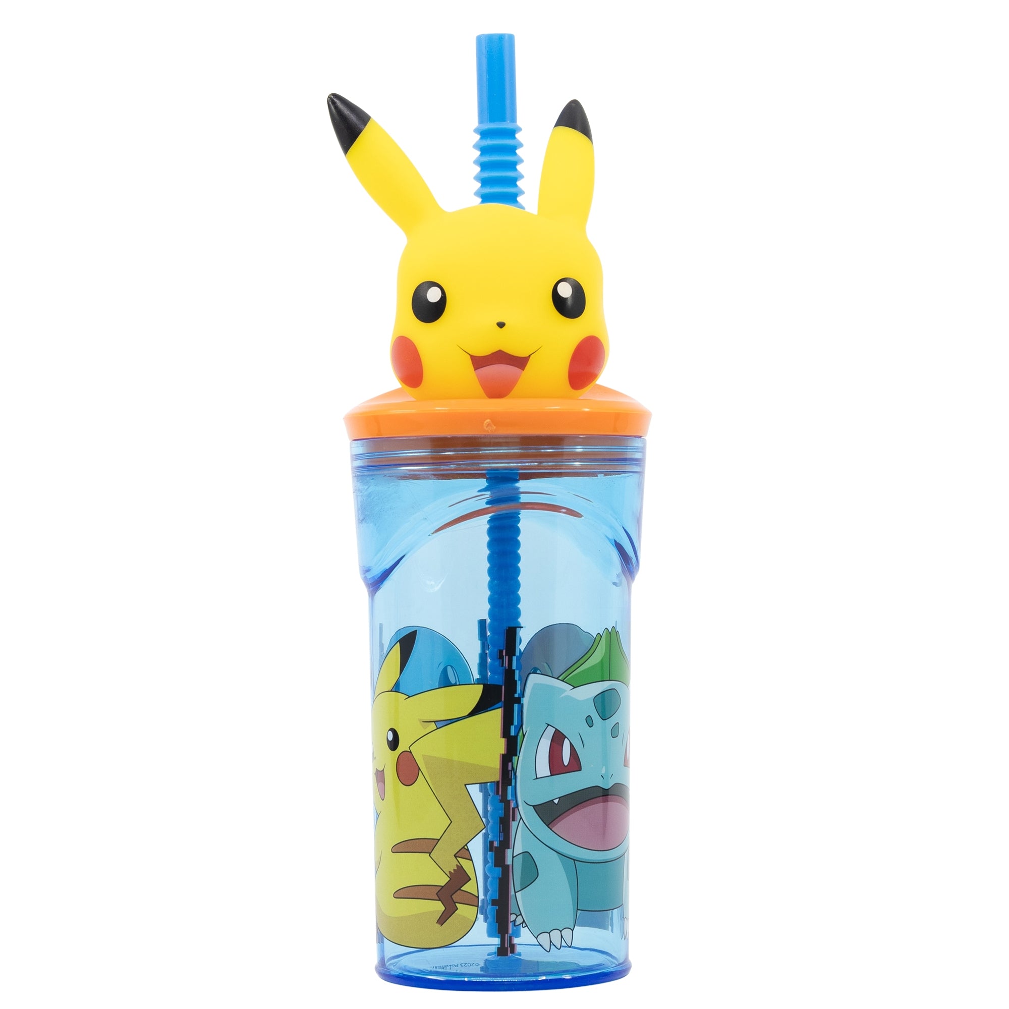 Glas með röri og haus - Pokemon