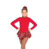 674 Fancy Fleece Dress – Ruby Red
