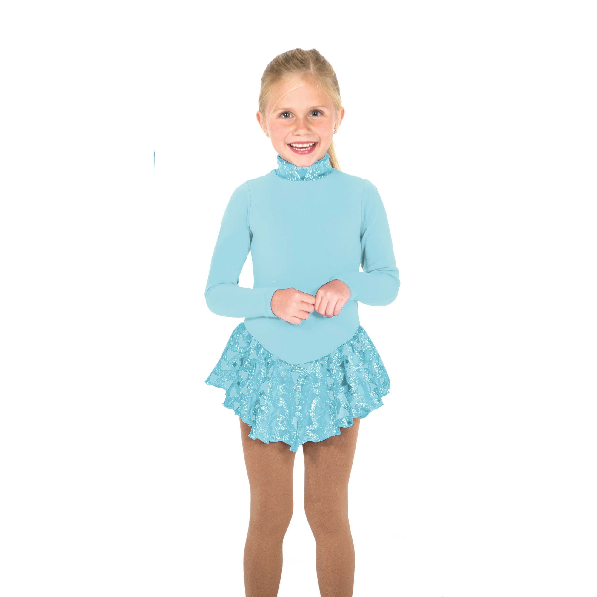 674 Fancy Fleece Dress – Crystal Blue