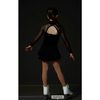 Load image into Gallery viewer, Velvet Sparkle Black Dress
